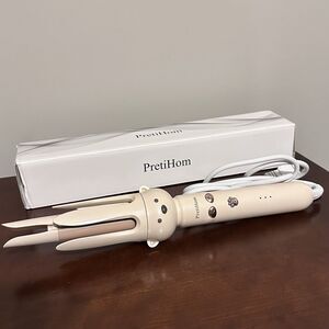 PretiHom Automatic Lazy Curling Iron Bear Hair Curler Wavy Curls